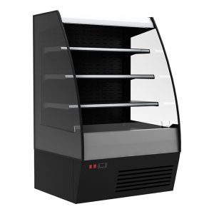 Витрина холодильная F 16-08 VM 1.3-2 0200 тонир стеклопакет (Carboma 1600/875 ВХСп-1,3)(9005 цвет черный)