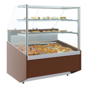 Витрина холодильная KC95 SM 1.5-1 (1008) темный дуб