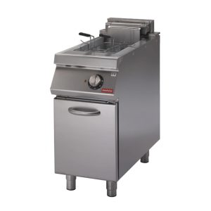 Двухсекционная электрическая фритюрница 8+8 LT на подставке с дверью Мод.PK7040FRE8+8