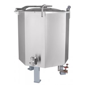 Котел пищеварочный паровой КПЭМ-160П с цельнотянутым сосудом