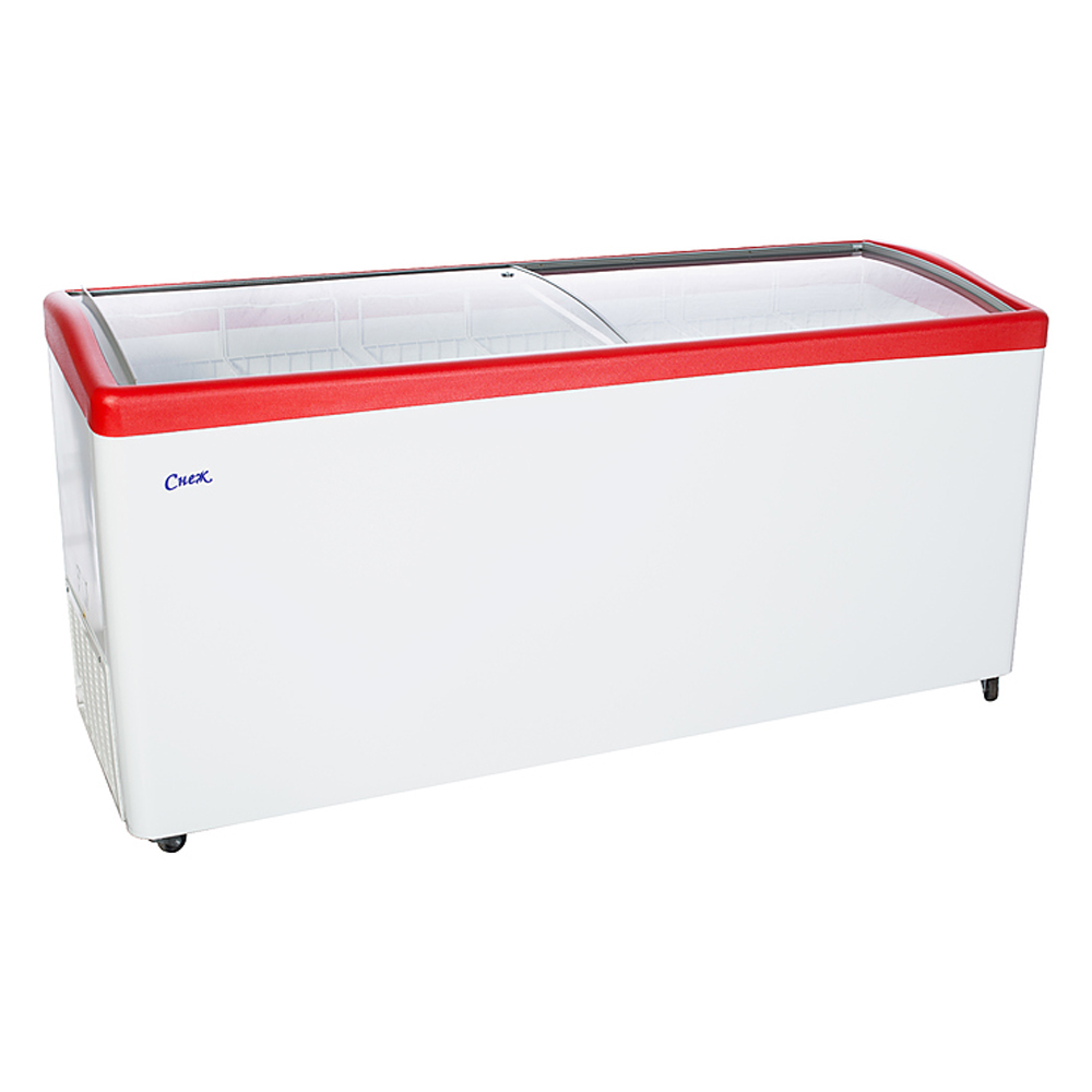 Морозильный-ларь-МЛГ-700-красный-с-вентилятором