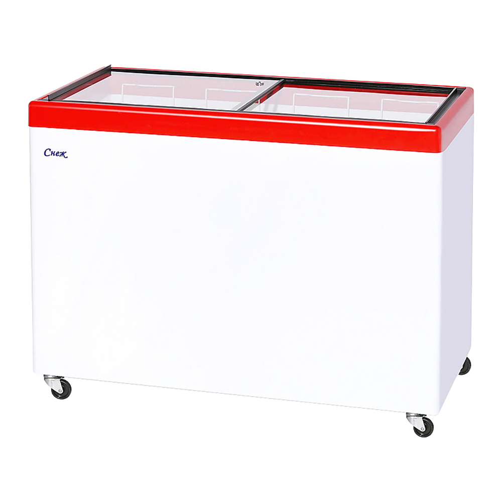 Морозильный-ларь-МЛП-400-красный