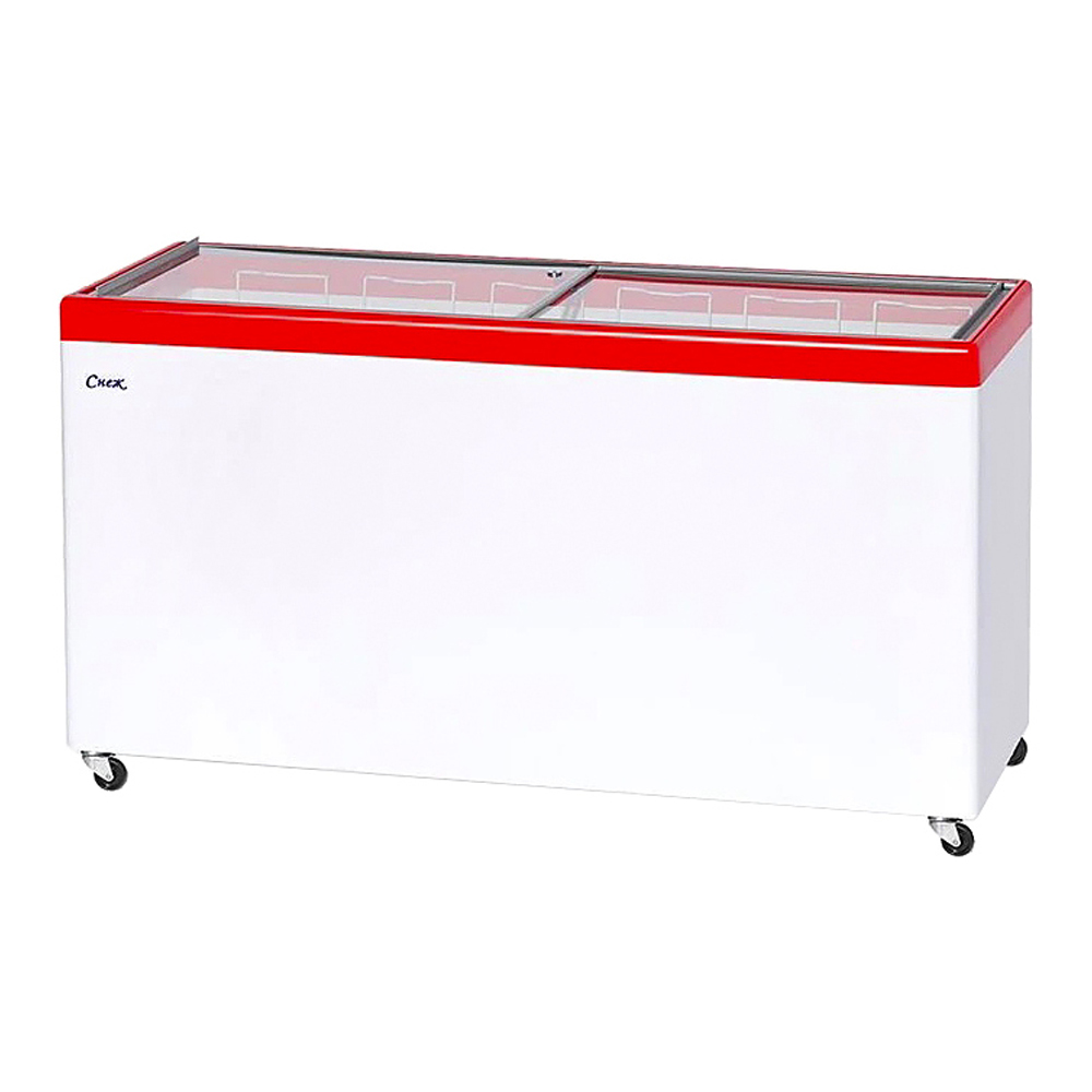 Морозильный-ларь-МЛП-500-красный