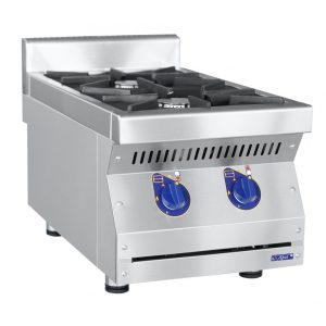 Плита газовая кухонная 2-х горелочная ПГК-27Н настольная