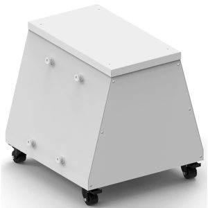 Подставка ПК-500/1200 под машину тестораскаточную на 4 поворотных колесных опорах (два со стопорами)