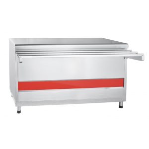 Прилавок горячих напитков ПГН-70КМ-03 нерж. (1500мм) без полок