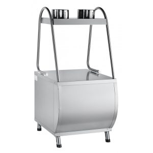 Прилавок для столовых приборов и подносов ПСП-70М нерж.