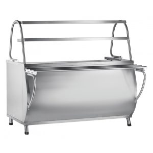Прилавок-мармит электрический для первых блюд ПМЭС-70М-01 нерж. (1500мм)