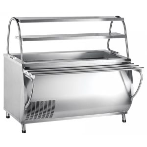 Прилавок холодильный ПВВ(Н)-70М-01-НШ нерж. (1500мм)