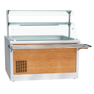 Прилавок холодильный ПВВ(Н)-70Х-03-НШ нерж. (1500мм)