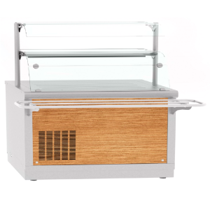 Прилавок холодильный ПВВ(Н)-70Х-07-НШ нерж. (1500мм)