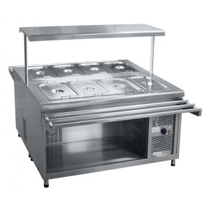 Салат-бар ПВВ(Н)-140СМ-01  (8 GN 1/1, 1500 мм вся нерж)