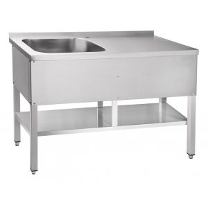 Стол для мойки овощей СМО-6-3 РН (1200x600x860 мм.)  вся нерж.