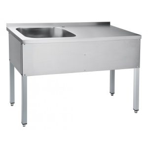 Стол для мойки овощей СМО-6-3 РЧ (1200x600x860 мм.)  краш.