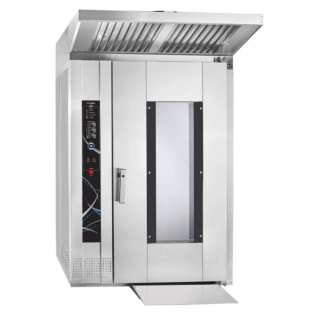 Шкаф-ротационный-пекарский-РПШ-16-2-1М-в-комплекте-тележка-шпилька-ТШГ-16-2-1-на-16-уровн