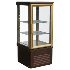 Шкаф холодильный D4 VM 120-1 (R120C 0109-0102 (коричнево-золотой)) (среднетемпературный)