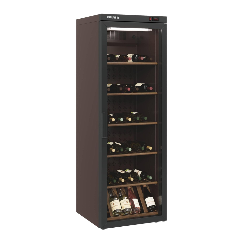 Шкаф-холодильный-DW104-BRAVO-R134a-корич.-с-замком