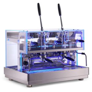 LUXURY COFFEE MACHINE 2GR LEVA 400 V WHITE(кофемашина цвет белая)