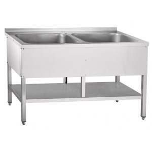 Ванна 2 секционная разборная ВМП-6-2-5 РН (мойка 500х500)