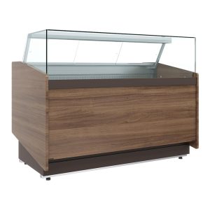 Витрина холодильная KC82 SM 1.5-1 (0012-1008) корич.