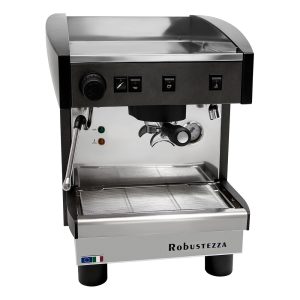 КОФЕМАШИНА ПОЛУАВТОМАТ ROBUSTEZZA ST1M/ ЧЕРНАЯ+ВЫСОКАЯ ГРУППА 1Ф