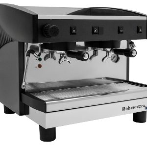 КОФЕМАШИНА ПОЛУАВТОМАТ ROBUSTEZZA ST2M COMPACT/ ЧЕРНАЯ+ВЫСОКАЯ ГРУППА 1Ф