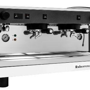 КОФЕМАШИНА ПОЛУАВТОМАТ ROBUSTEZZA ST2M/ ЧЕРНАЯ+ВЫСОКАЯ ГРУППА МУЛЬТИФАЗНАЯ