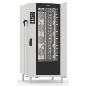 Конвекционная печь КЭП-16 (600х400, нерж, прогр., без мойки, стац. направляющие)