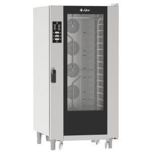 Конвекционная печь КЭП-16П-01 (600х400, нерж, прогр., мойка, подкатная тележка)