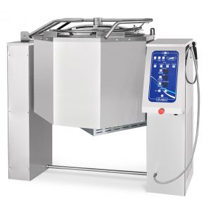 Котел пищеварочный КПЭМ-100-ОМ2 опрокидывающийся с миксером, цельнотянутый сосуд