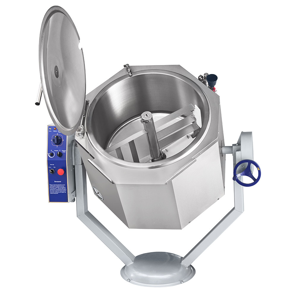 Котел пищеварочный КПЭМ-100-ОР с цельнотянутым сосудом