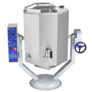 Котел пищеварочный КПЭМ- 60-ОМР со сливным краном, цельнотянутый сосуд