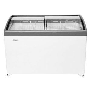 Морозильный ларь МЛГ-400 верх серый хлад. R-404а