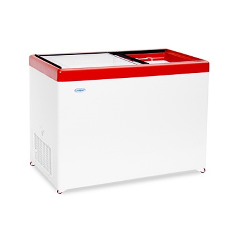 Морозильный-ларь-МЛГ-400-красный