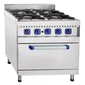 Плита газовая кухонная 4-х горелочная ПГК-49ЖШ с газовой духовкой