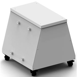 Подставка ПК-500/1000 под машину тестораскаточную на 4 поворотных колесных опорах (два со стопорами)