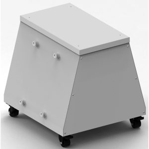 Подставка ПК-500/850 под машину тестораскаточную  на 4 поворотных колесных опорах (два со стопорами)