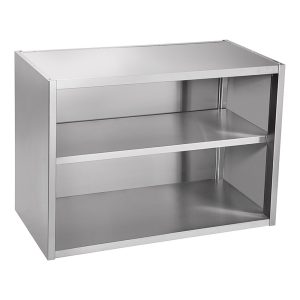 Полка настенная открытая ПНО-2 (1000x400x700мм) нерж