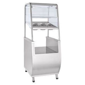 Прилавок ПСПХ-70Т с хлебницей (нерж.)