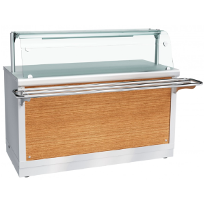 Прилавок-витрина тепловой ПВТ-70Х-05 нерж. (1500мм)