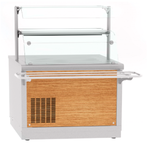 Прилавок-витрина тепловой ПВТ-70Х-06 нерж. (1120мм)