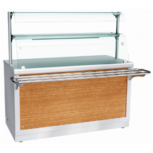 Прилавок-витрина тепловой ПВТ-70Х-07 нерж. (1500мм)