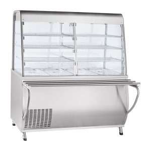 Прилавок-витрина холодильный ПВВ(Н)-70Т-С-01-НШ нерж