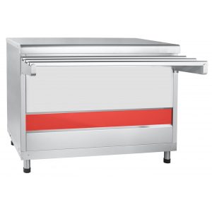 Прилавок горячих напитков ПГН-70КМ-02 нерж. (1120мм) без полок