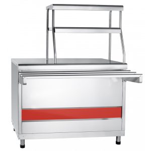Прилавок горячих напитков ПГН-70КМ нерж. (1120мм)