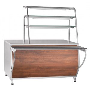 Прилавок горячих напитков ПГН-70Т-01 кашир. (1500мм)