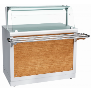 Прилавок горячих напитков ПГН-70Х-02 нерж. (1120мм)