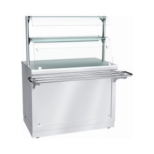 Прилавок для горячих напитков ПГН-70Х-04 нерж.1120мм.