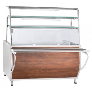 Прилавок-мармит электрический для первых блюд ПМЭС-70Т-01 нерж. (1500мм)
