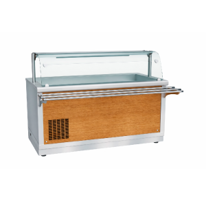 Прилавок холодильный ПВВ(Н)-70Х-01-НШ нерж. (1500мм)